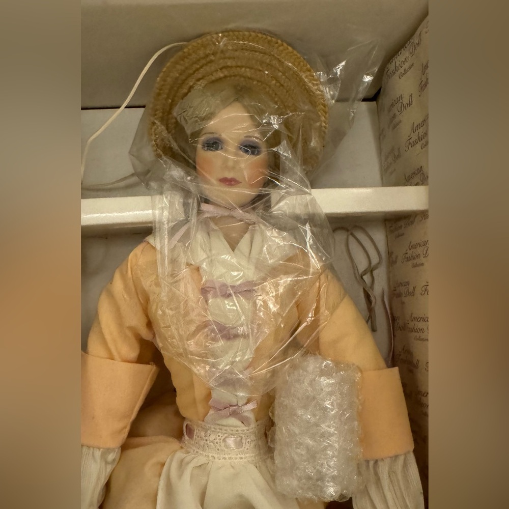 Vintage 1985 American Fashion Doll Collection Hamilton Sothern Bell Victorian